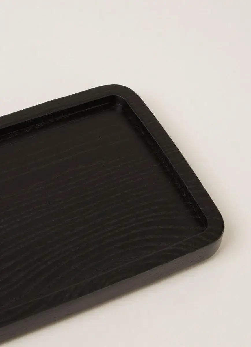 Serax Houten Dienblad S - 20x12cm - Zwart