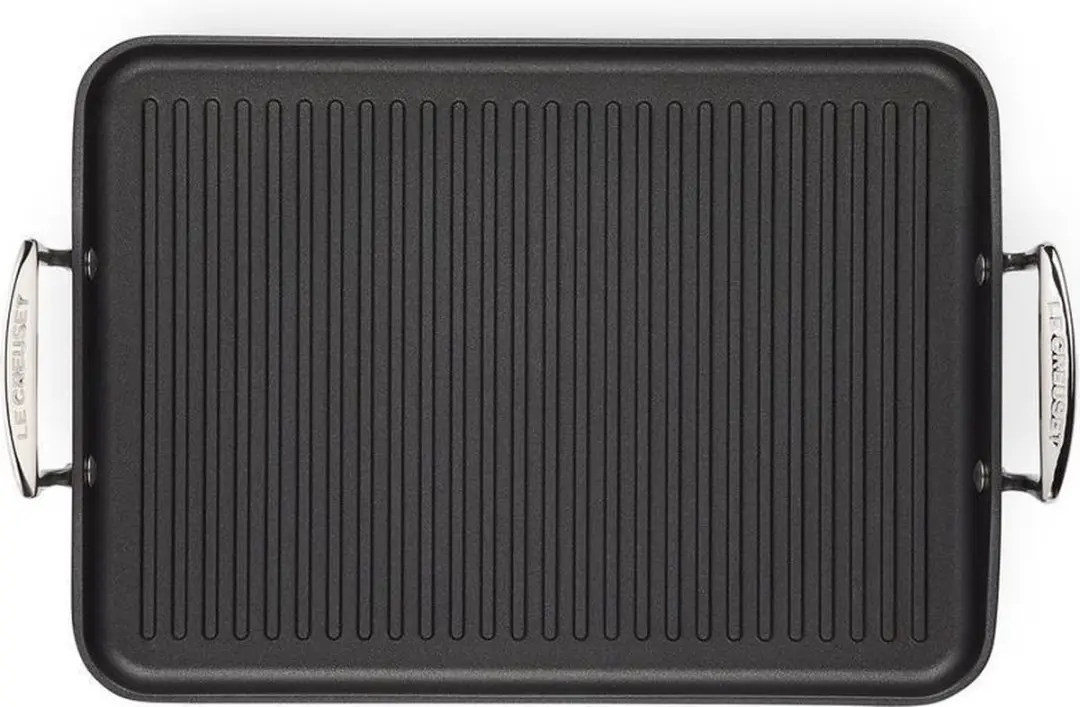 Le Creuset Les Forgées Grillplaat 35x25cm - Zilver