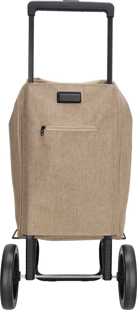 Beagles Shop & Go Boodschappenwagen Opvouwbaar 40L - Taupe - afbeelding 6 van 6