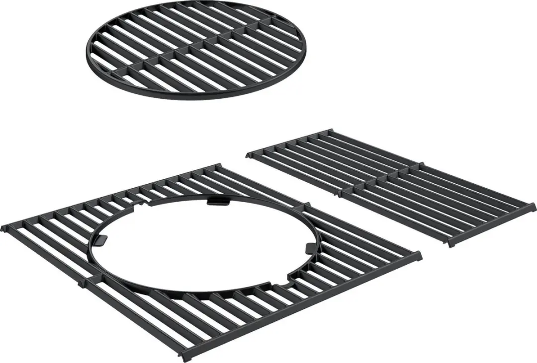Rösle Videro G6 Grillrooster Gietijzer - 59x45cm - Zwart