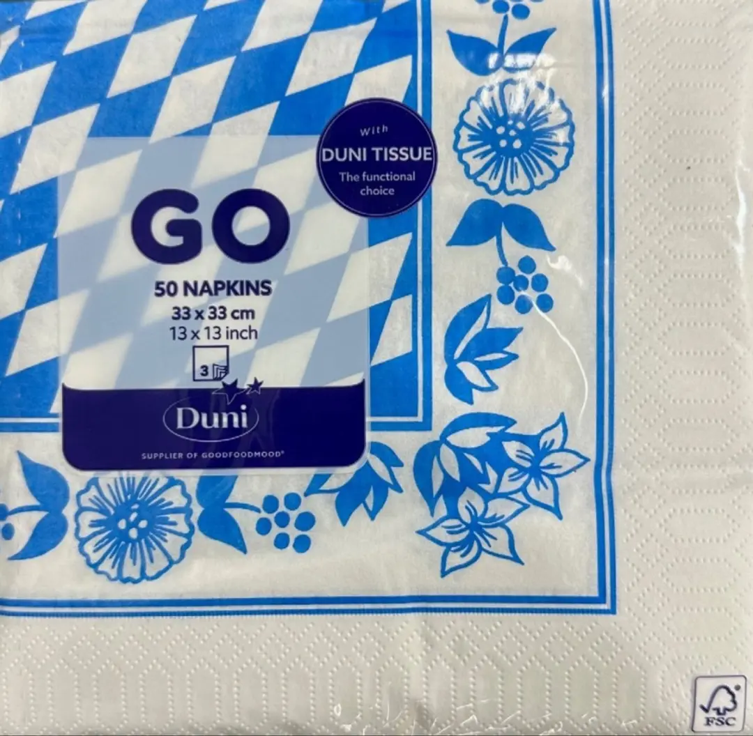 Duni Papieren Servetten Bayernraute 3-laags
