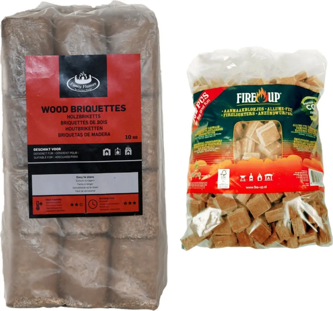Esschert Design Houtbriketten 10kg