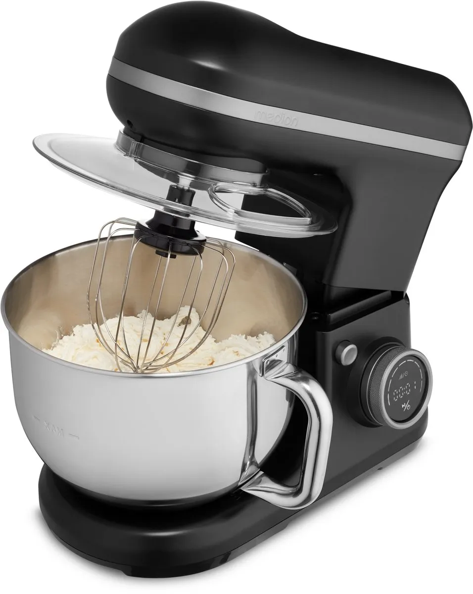 Medion MD18420 Keukenmachine 1200W - 8 standen - 5L - Zwart