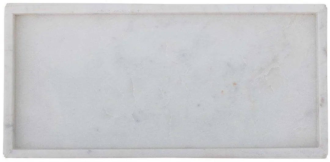 Bloomingville Marmeren Dienblad Majsa - 38x18cm - Wit - afbeelding 6 van 6