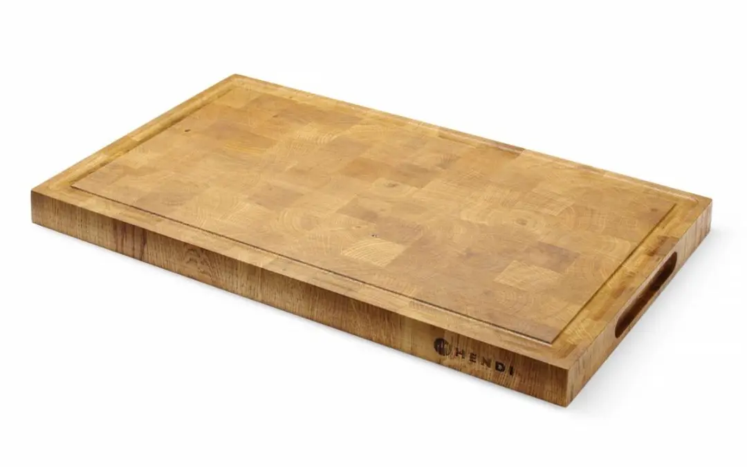 HENDI Eikenhouten Serveerplank 325x265x30mm - Bruin