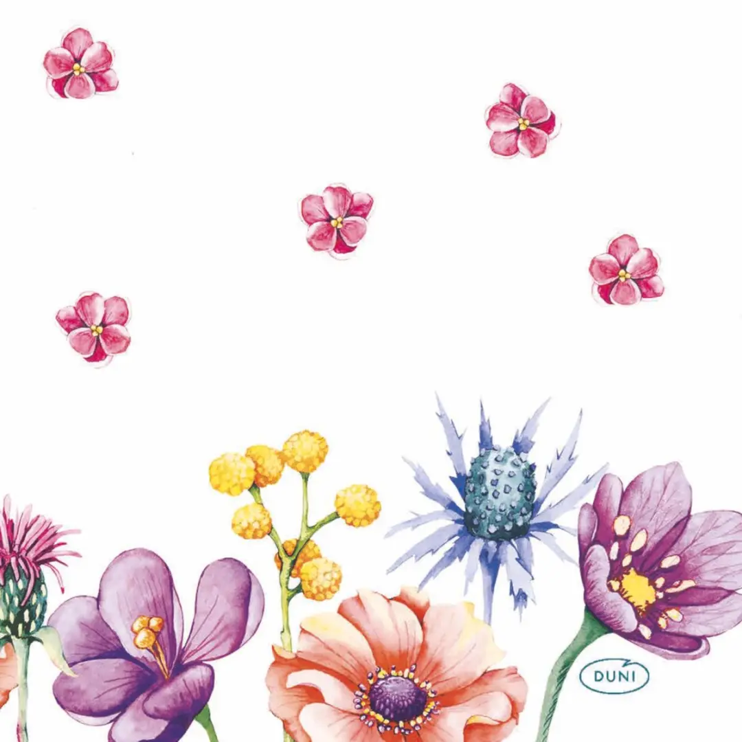 Duni Breezy Butterflies Servetten 24x24cm