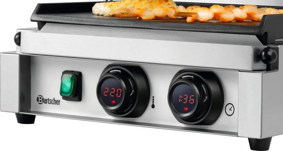 Bartscher Panini-MDI Contactgrill 1G A150979 - 2200W - Zilver