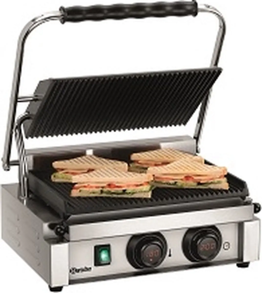 Bartscher Panini-MDI Contactgrill 1G A150979 - 2200W - Zilver