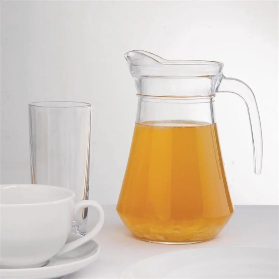 Olympia GF923 Glazen Kan 1L - 6 Stuks - Transparant