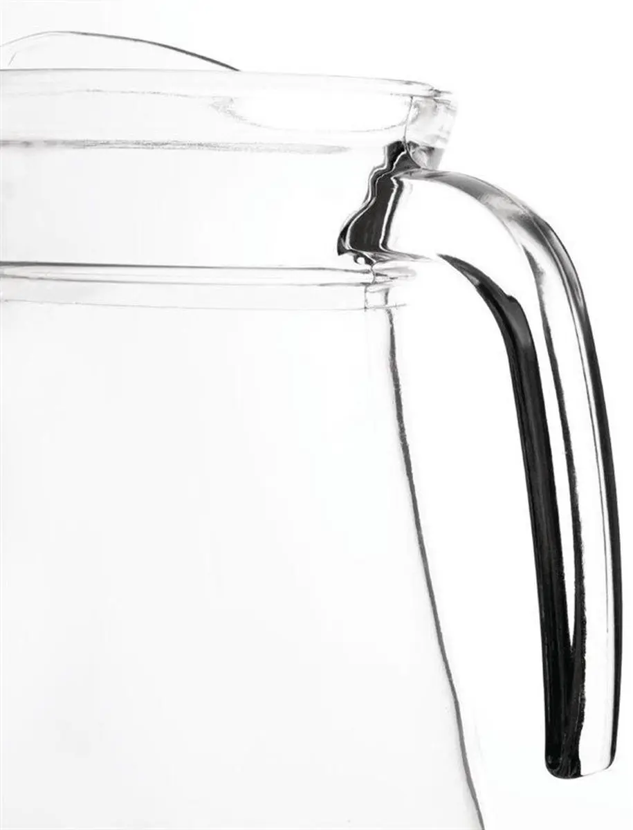Olympia GF923 Glazen Kan 1L - 6 Stuks - Transparant