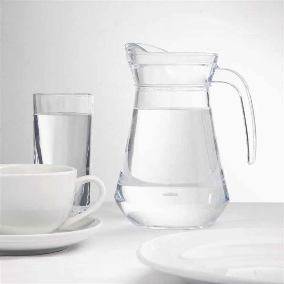 Olympia GF923 Glazen Kan 1L - 6 Stuks - Transparant