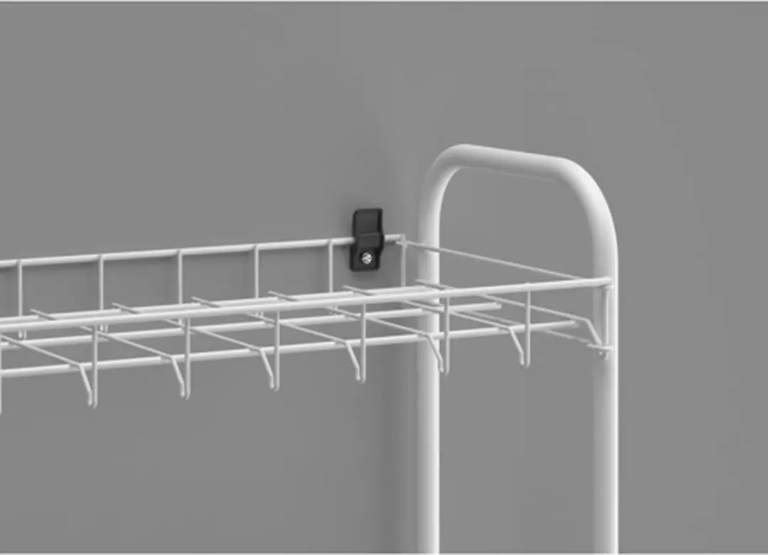 Metaltex Tomado Schoenenrek 8 Lagen - 24 Paar - Wit - Wandfixatie