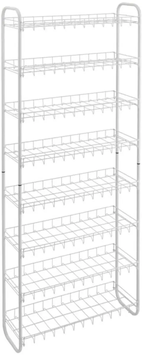 Metaltex Tomado Schoenenrek 8 Lagen - 24 Paar - Wit - Wandfixatie