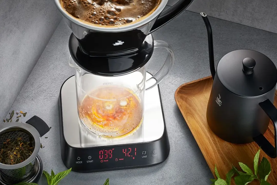 GEFU PREZISO Precisie Weegschaal 3kg - 0,1g - Zilver/Zwart