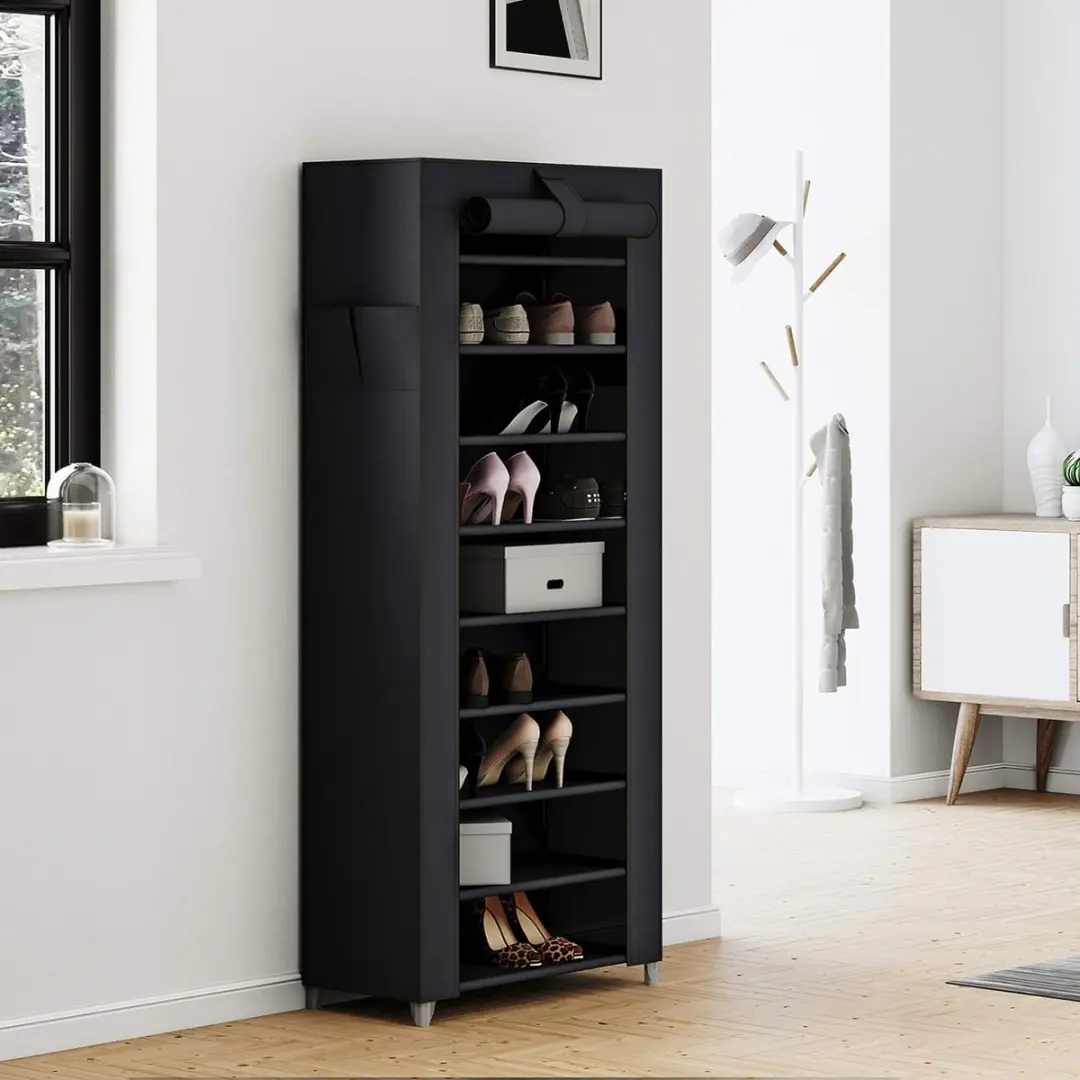 Songmics Schoenenrek RXJ10H 10 Vakken - 27 Paar - 160x58x28cm - afbeelding 2 van 6