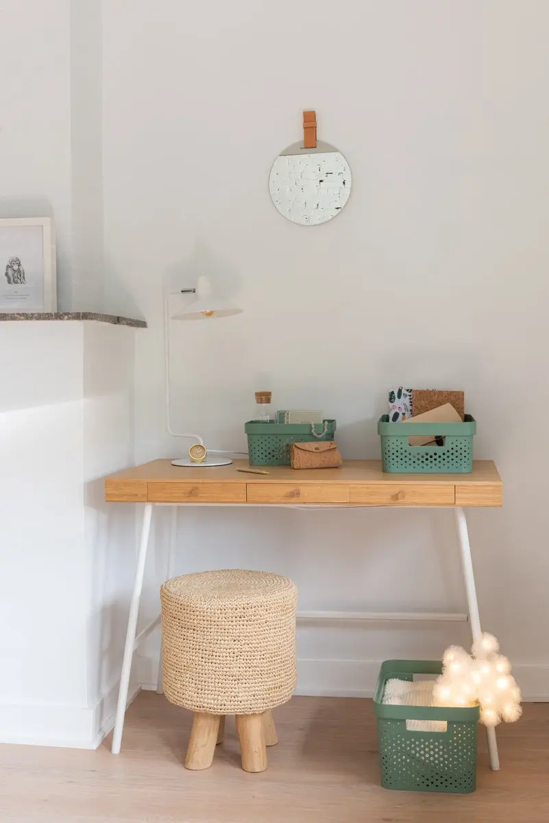 Curver Infinity Recycled Dots Opbergbox 11L - Groen - afbeelding 6 van 6