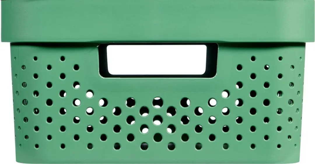 Curver Infinity Recycled Dots Opbergbox 11L - Groen