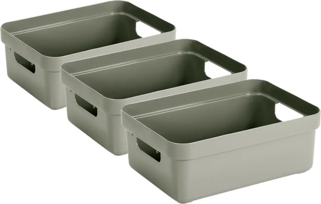 Sunware Opbergbox 3x Lichtgroen