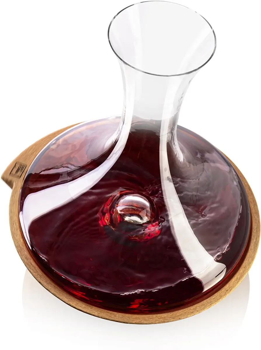 VacuVin Swirling Carafe 1L - Kristalglas - afbeelding 6 van 6