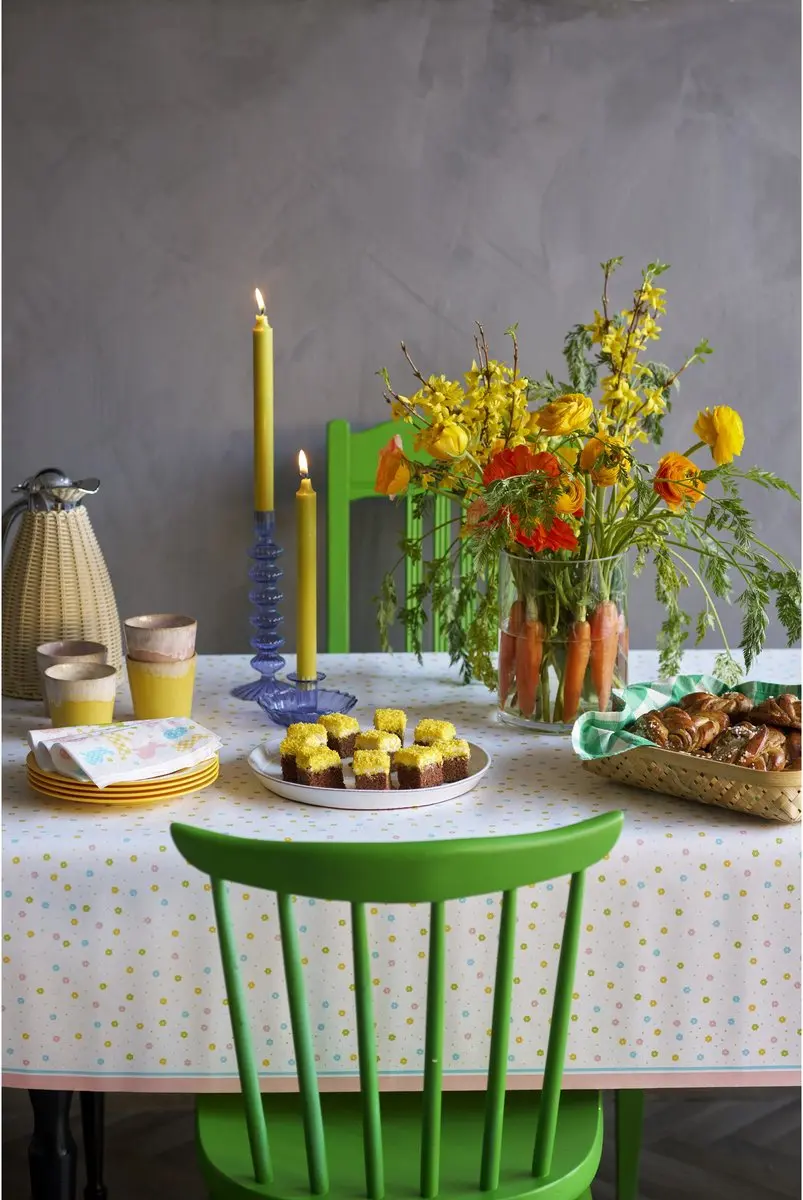 Duni Pasen Tafelkleed Ornament Easter 138x220cm