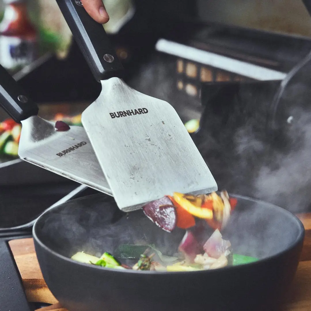 Burnhard RVS Grillspatel Set 2-delig - 2 Stuks