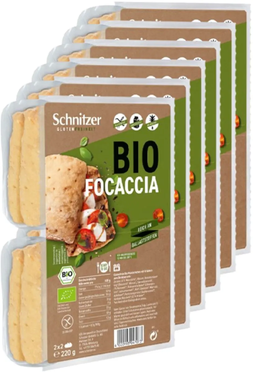 Schnitzer Focaccia 6 Stuks