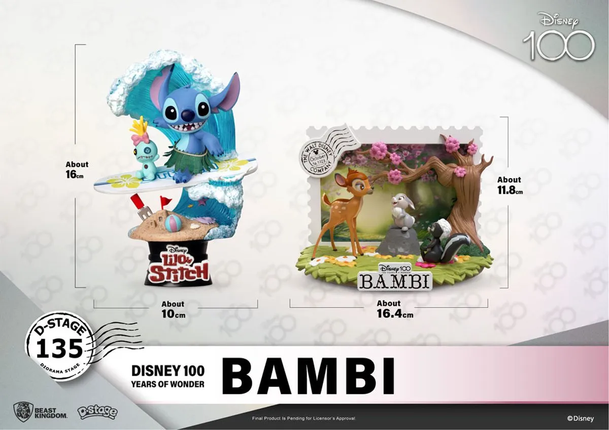 Disney Bambi 100th Anniversary D-Stage Actiefiguur 12cm - Multicolor - afbeelding 2 van 6
