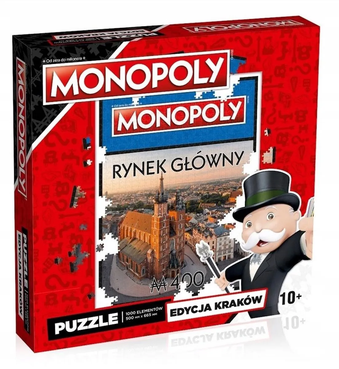 Winning Moves Monopoly Kraków Rynek Główny 1000-delig Puzzel