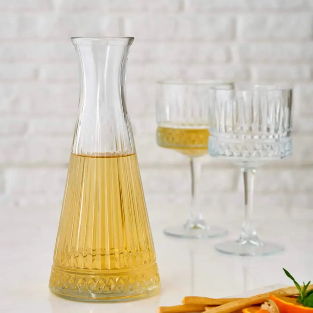 Pasabahce Elysia Glazen Karaf 940ml - Heldere Glas