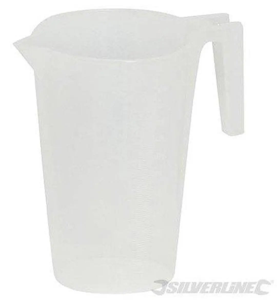 Silverline Maatbeker 5L - Polyethyleen - WIT