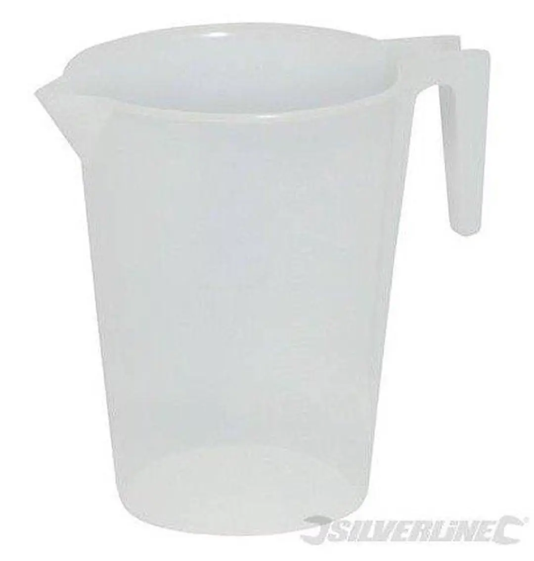 Silverline Maatbeker 5L - Polyethyleen - WIT