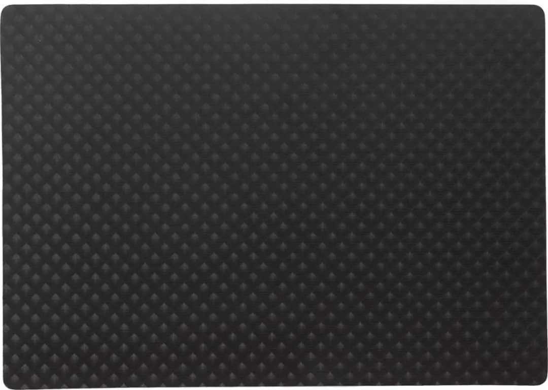 Wicotex Zafiro Tafel Placemats 12 Stuks - 30x43cm - Zwart