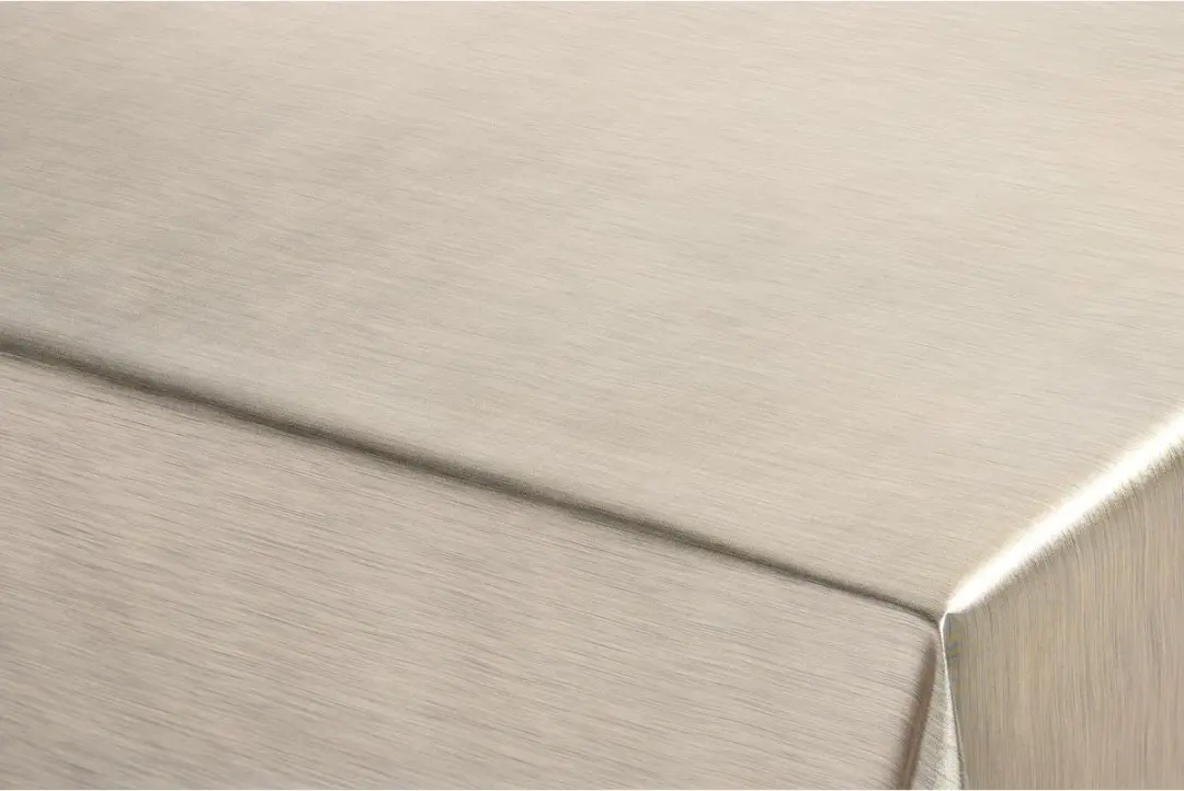 Luxe tafelzeil/tafelkleed gouden metallic look 140 x 250 cm