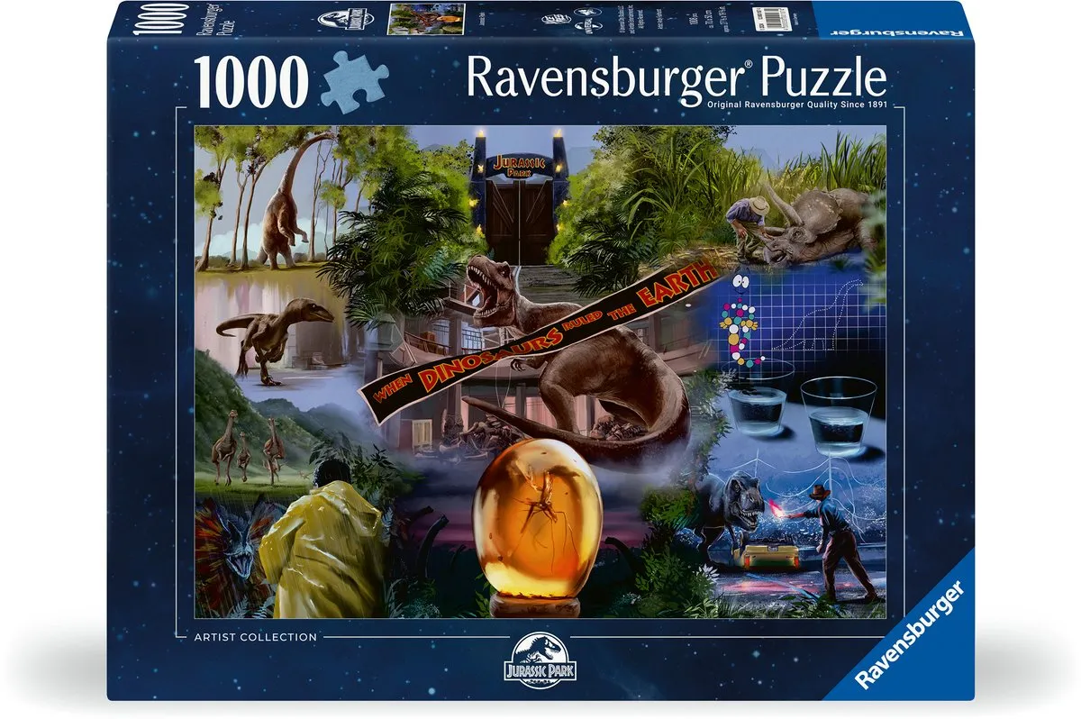 Ravensburger Jurassic Park Puzzel 1000 Stuks - Multicolor