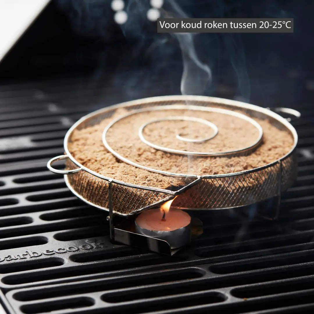 Barbecook Smokerbox Starter Set - 3 Rookmotten - 17cm - Zilvergrijs