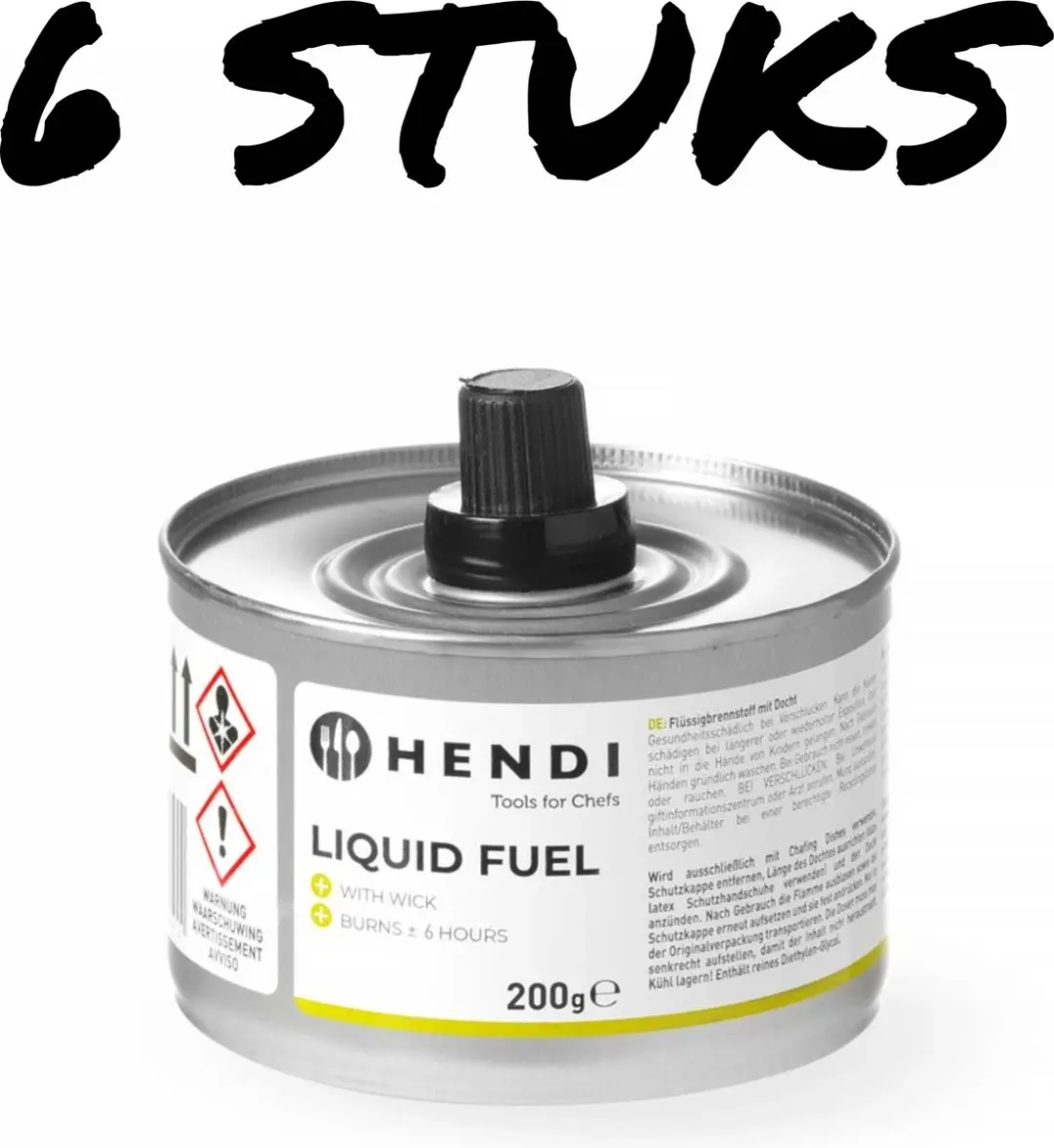 Hendi Vloeibare Brandstof Verstelbare Lont 200ml