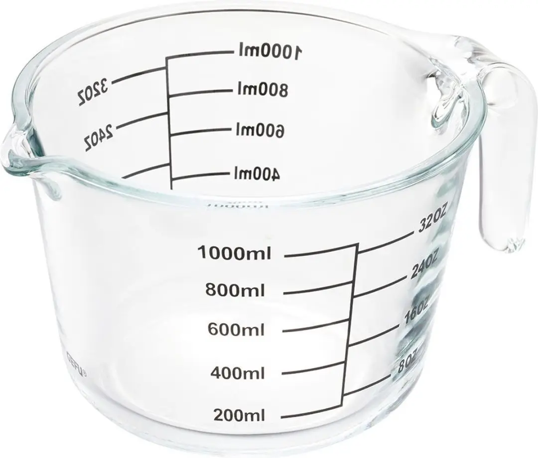 GEFU DIMENSO Glazen Maatbeker 1000ml