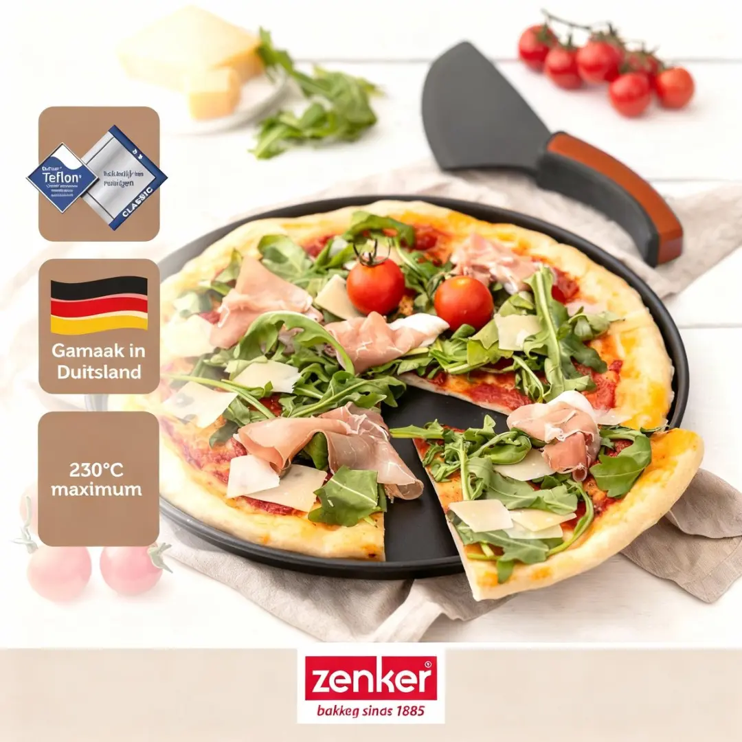 Zenker Special Countries Pizzaset 29cm - 3-delig - Zwart