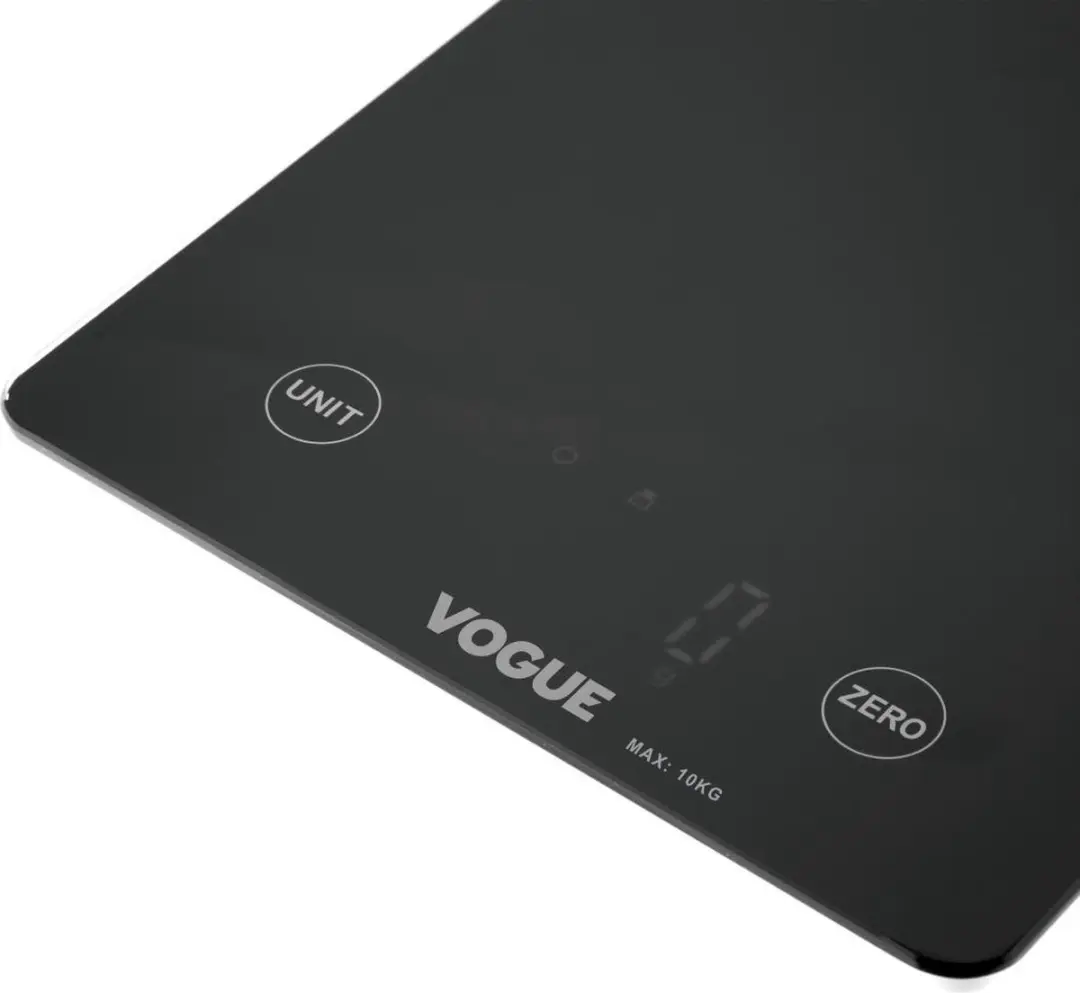 Vogue FS488 Digitale Weegschaal 10 kg - Zwart
