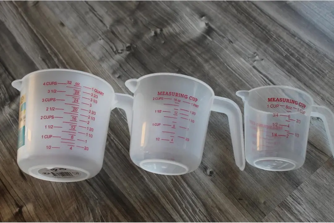 Alpina Transparante Maatbekers Set 250/500/1000ml - 3-delig