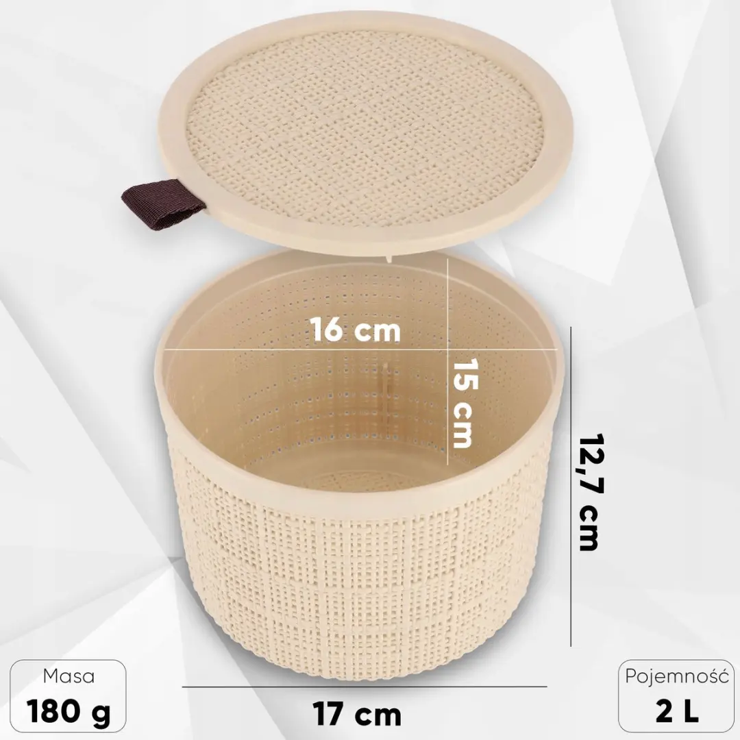 Curver Jute Mandje 2L - Wit
