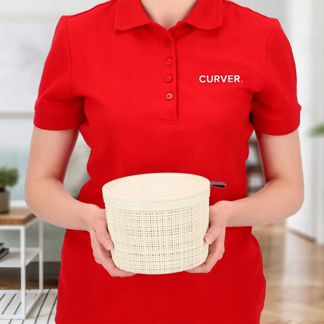 Curver Jute Mandje 2L - Wit - afbeelding 6 van 6
