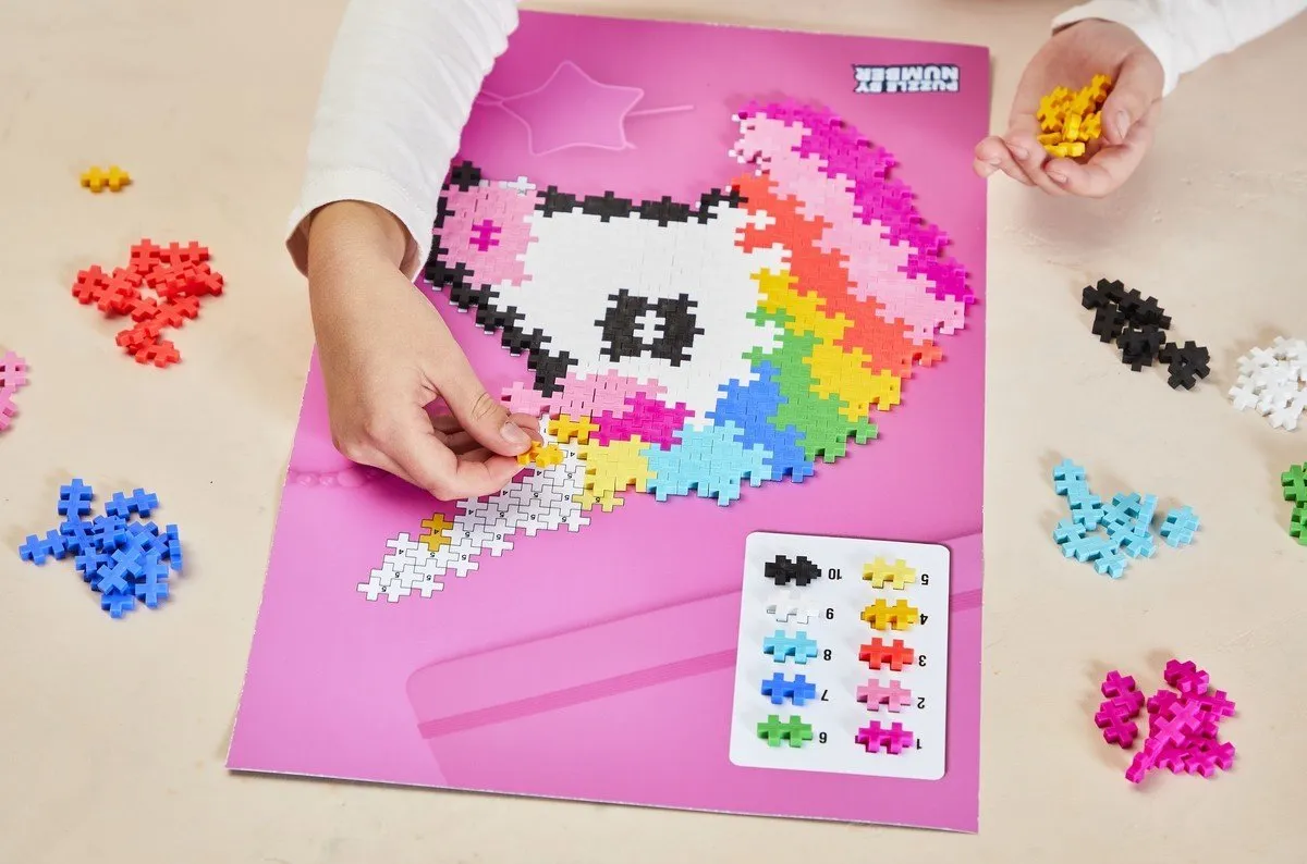 Plus-Plus Puzzle by Number Eenhoorn 250 Stuks - 3929