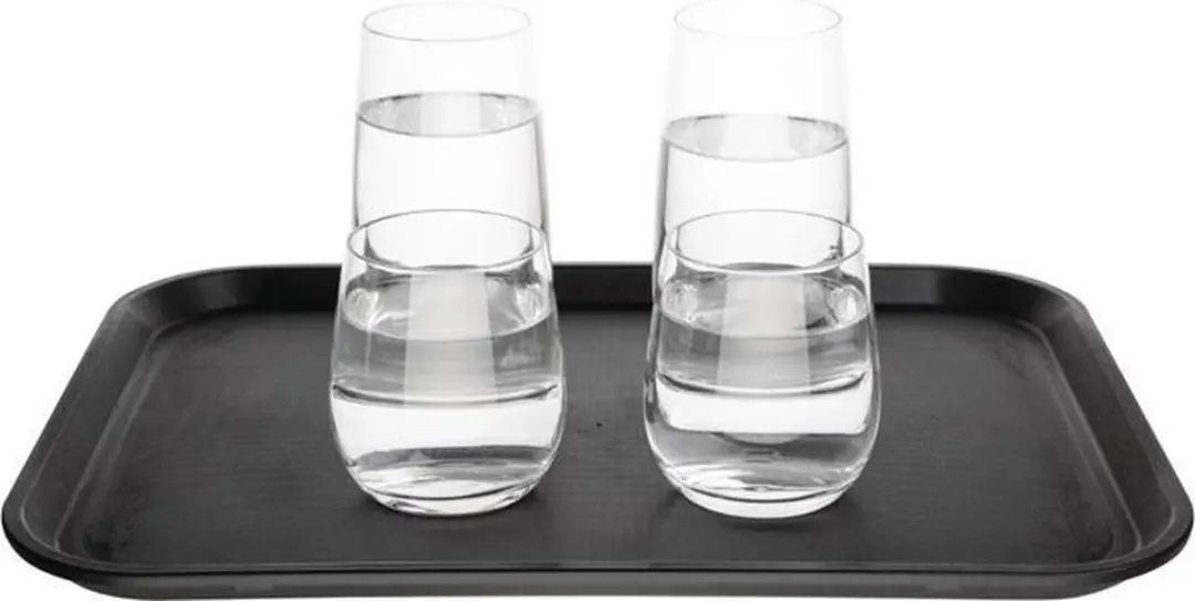 Olympia Kristallon Antislip Dienblad GM238 - 405x305mm - Zwart