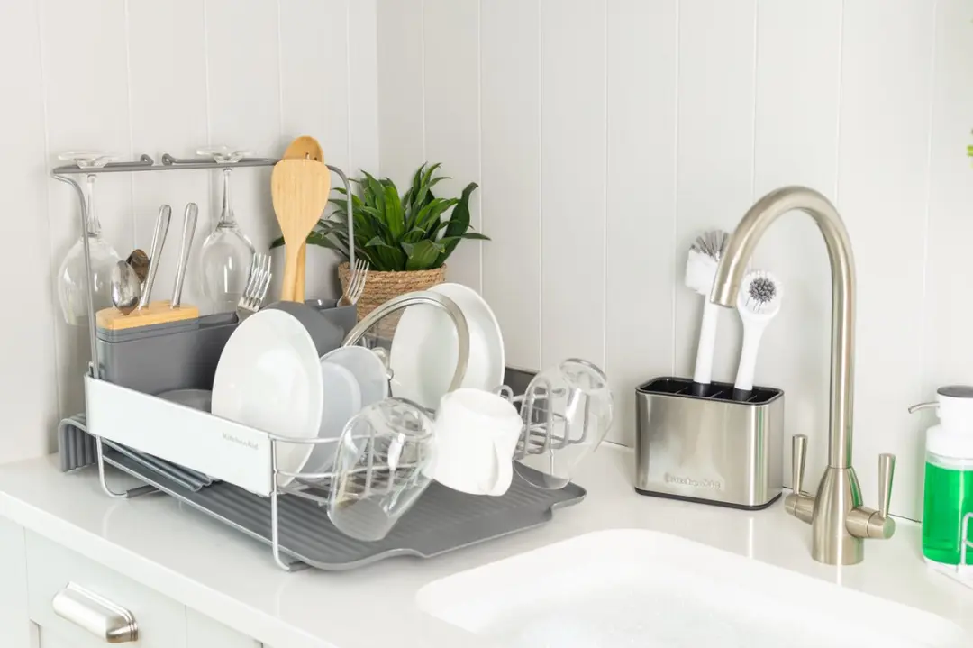KitchenAid Afdruiprek 61x52cm - Grijs - RVS - afbeelding 3 van 6