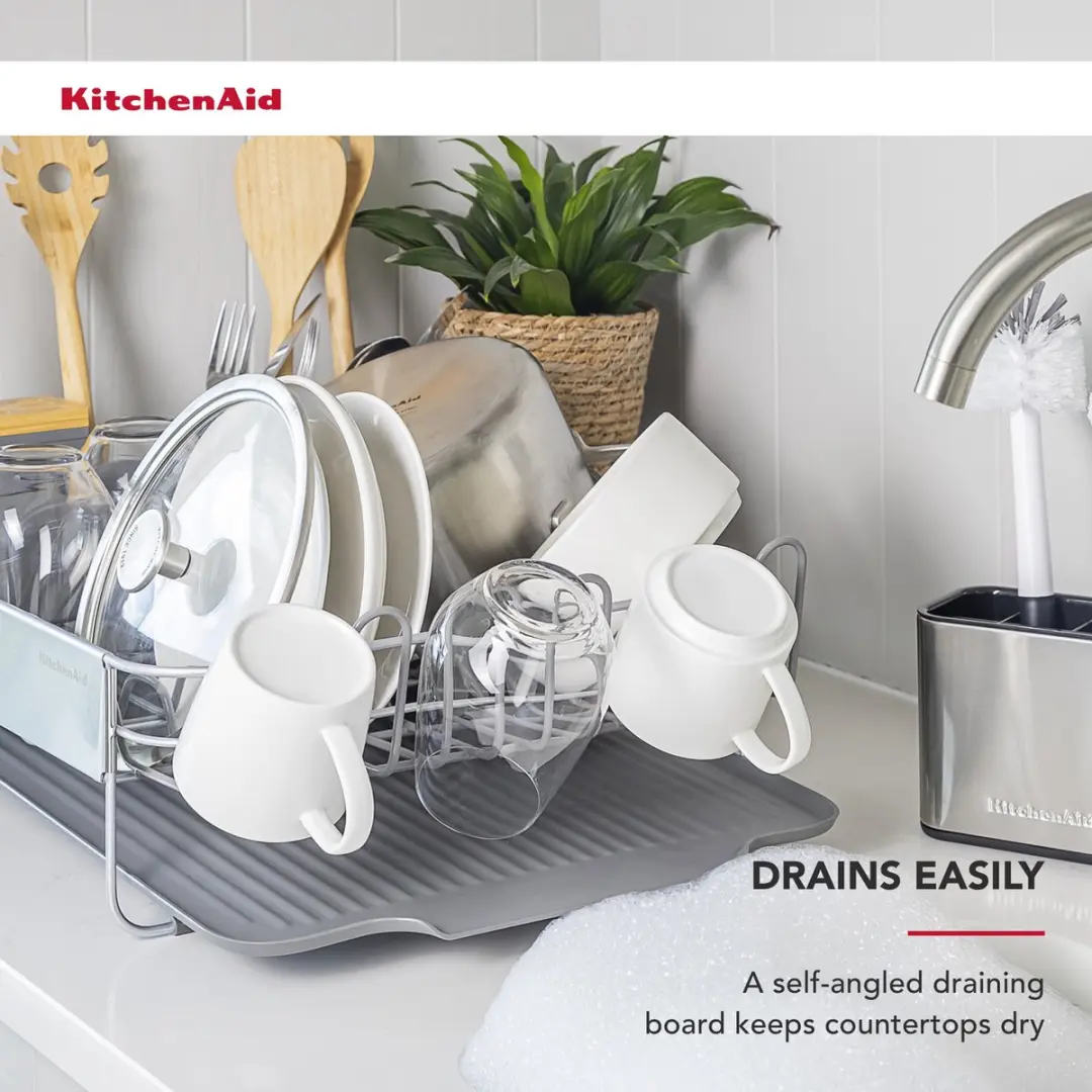 KitchenAid Afdruiprek 61x52cm - Grijs - RVS - afbeelding 4 van 6