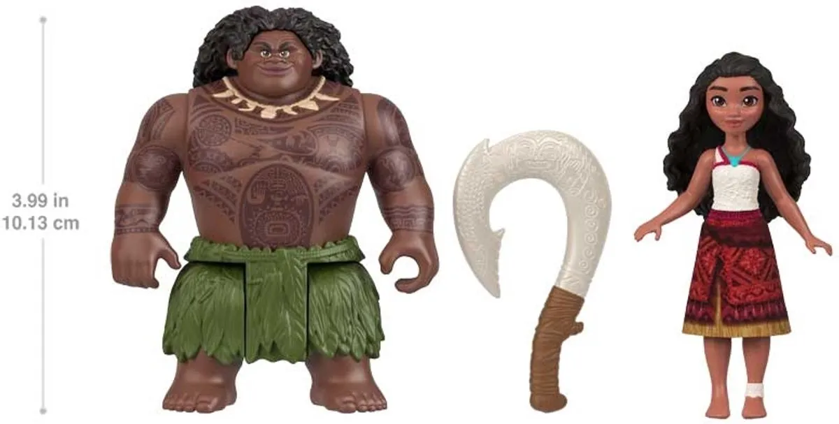 Mattel Disney Moana & Maui Speelfiguur - Multicolor