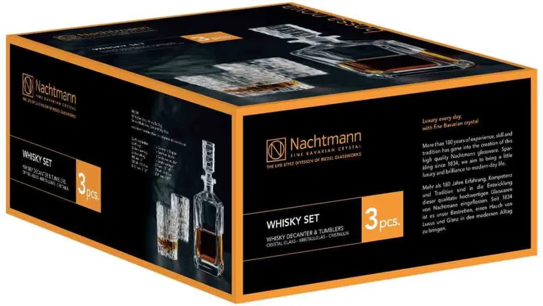 Nachtmann Bossa Nova Whiskyset 3-delig - 0,75L