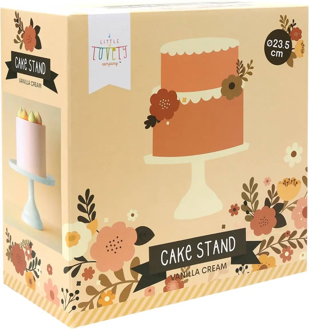 A Little Lovely Company Taartplateau Crème ø23,5cm