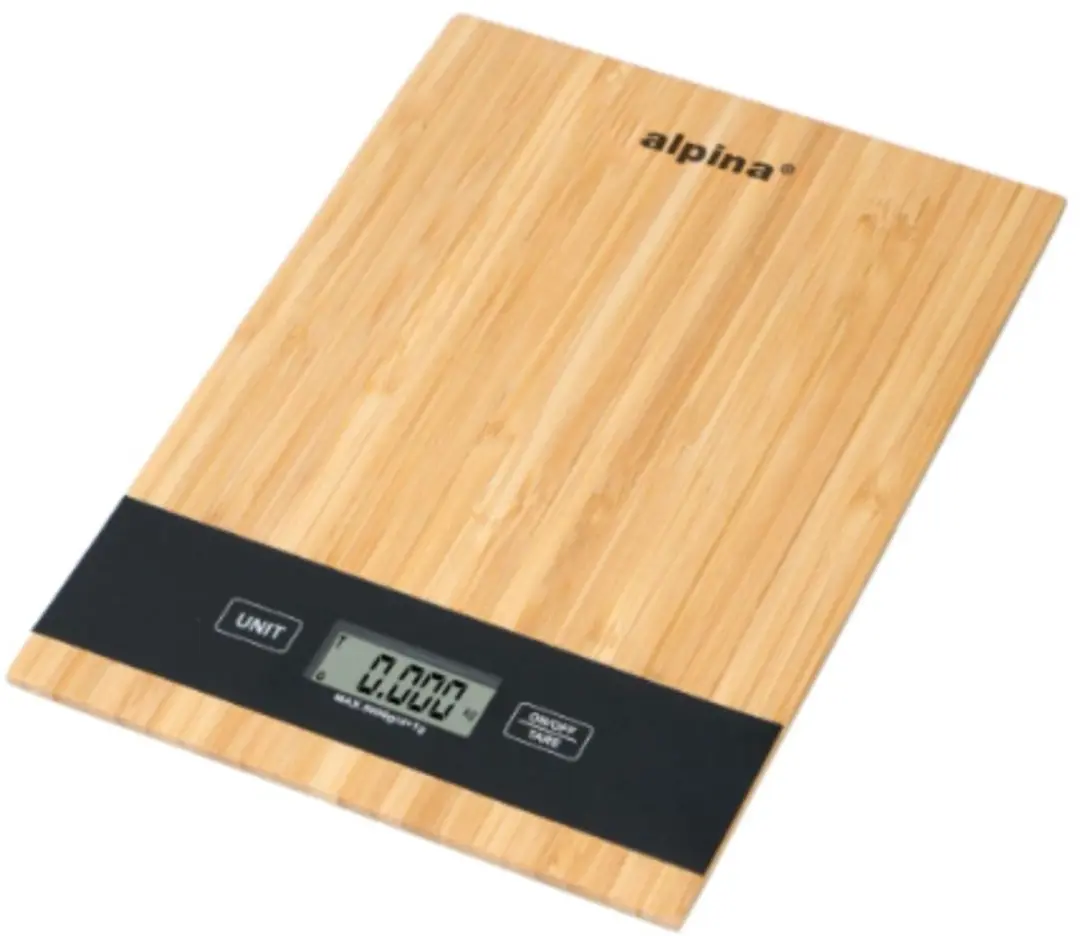 Alpina Digitale Keukenweegschaal 5kg - RVS